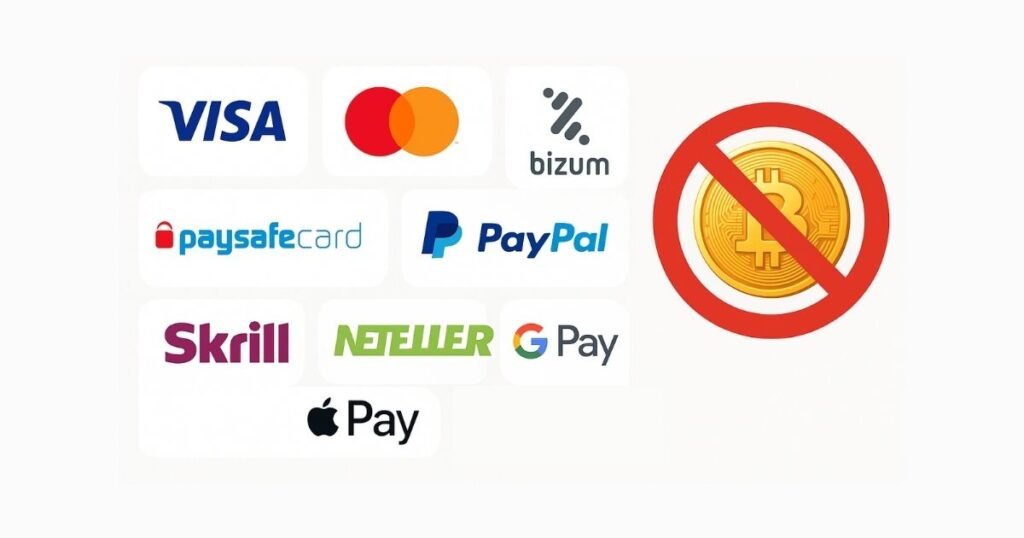 métodos de pago legales en casinos online en España y los no permitidos