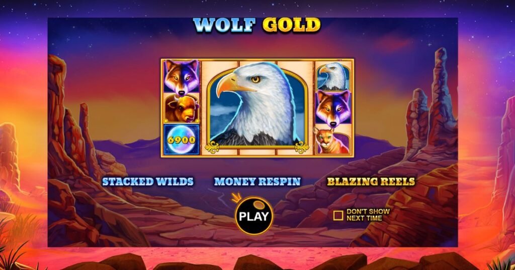 símbolo stacked wilds en la slot Wolf gold